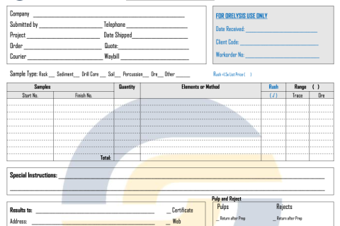 Sample Submittal Form
